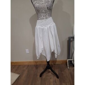 Lakhays Homespun Cotton Fairy Skirt women SZ M/L beach yoga vacation casual